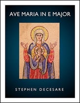 Ave Maria Four-Part choral sheet music cover